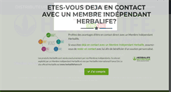 Desktop Screenshot of distributeur-hlife.com