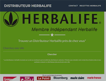 Tablet Screenshot of distributeur-hlife.com